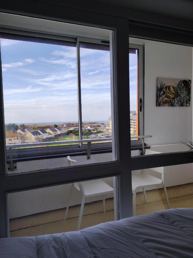 Studio Vue Mer et Coucher de Soleil Courseulles-sur-Mer Exterior foto